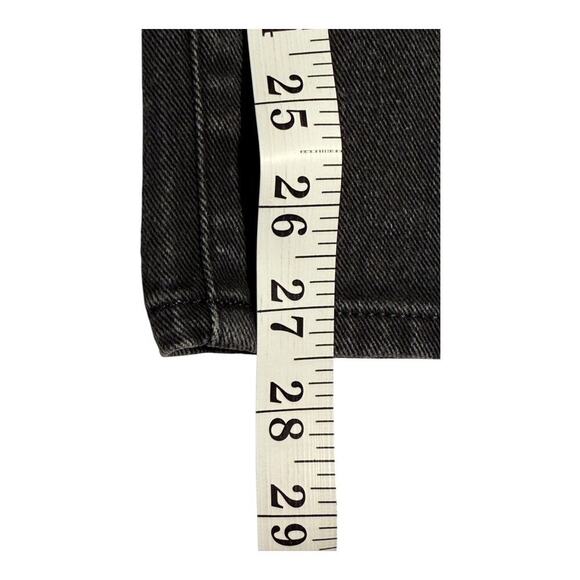 Express Women's Slim Super High Rise Jeans‎ Black Size 6 Dark Wash - Picture 5 of 7